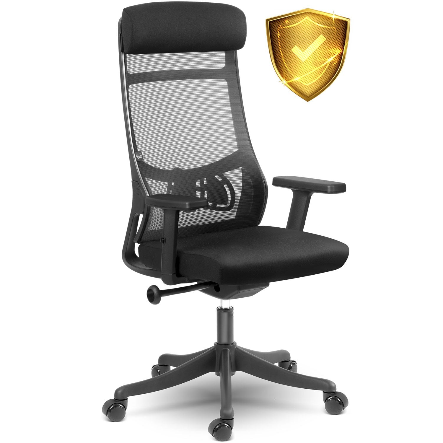 Sofotel Brema biuro kėdė iš mikrovilkių, juoda