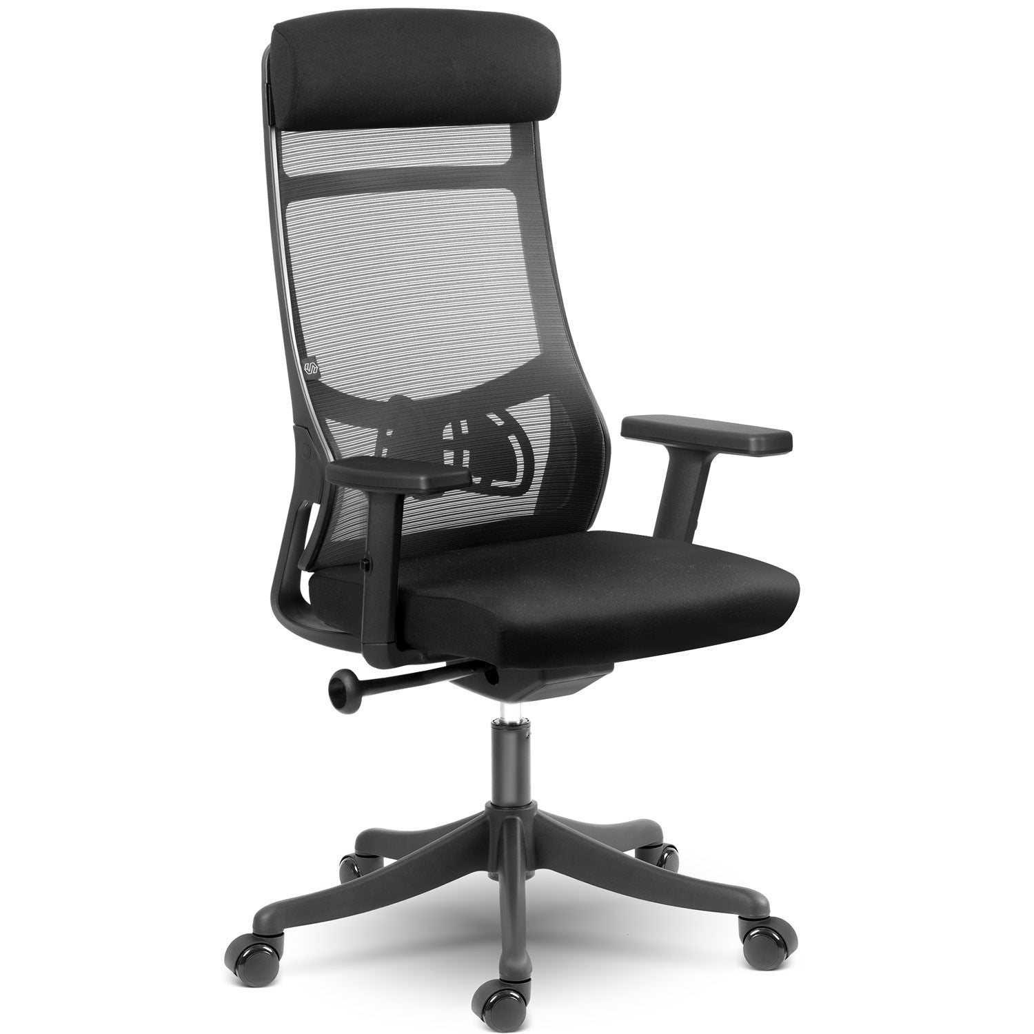 Sofotel Brema biuro kėdė iš mikrovilkių, juoda