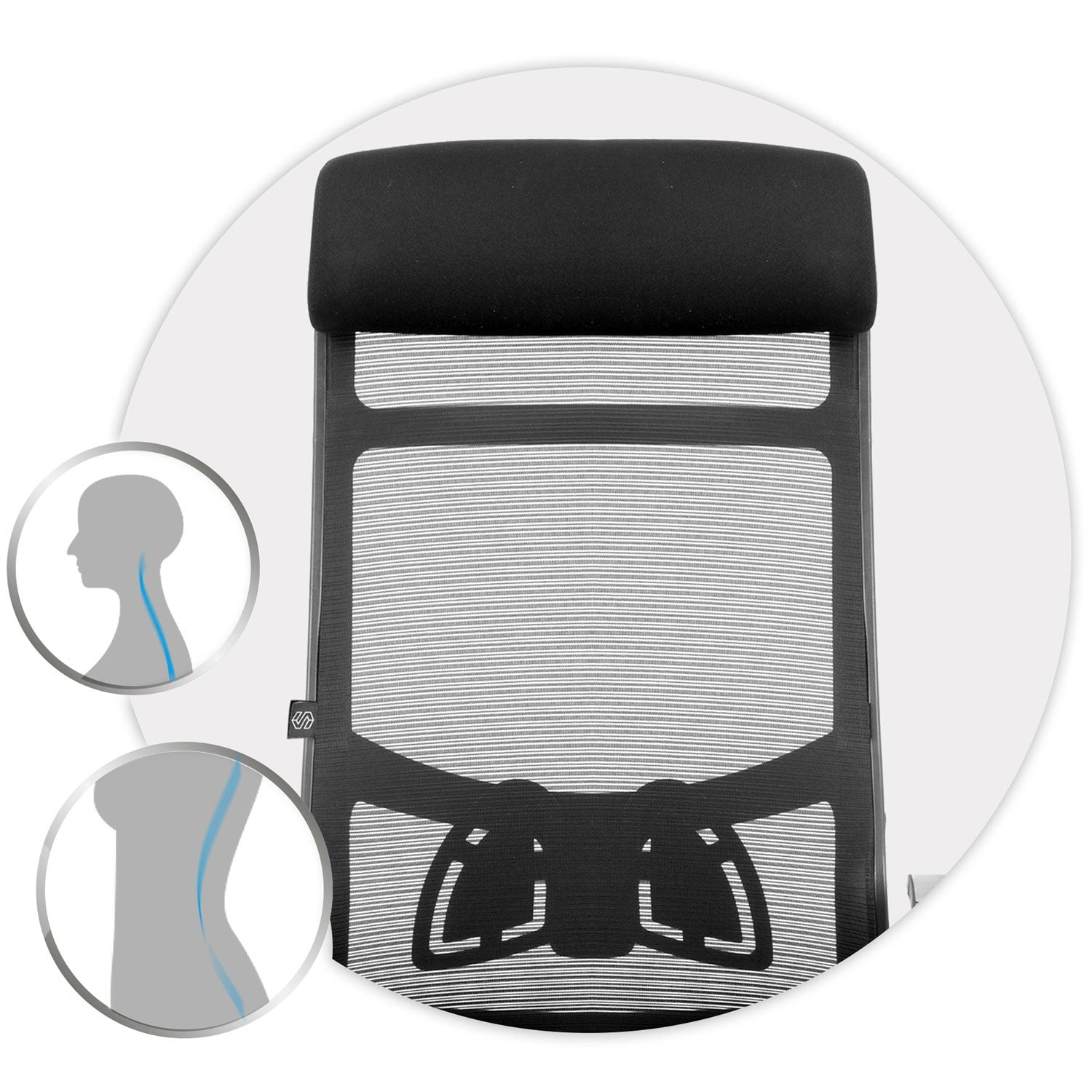 Sofotel Brema biuro kėdė iš mikrovilkių, juoda