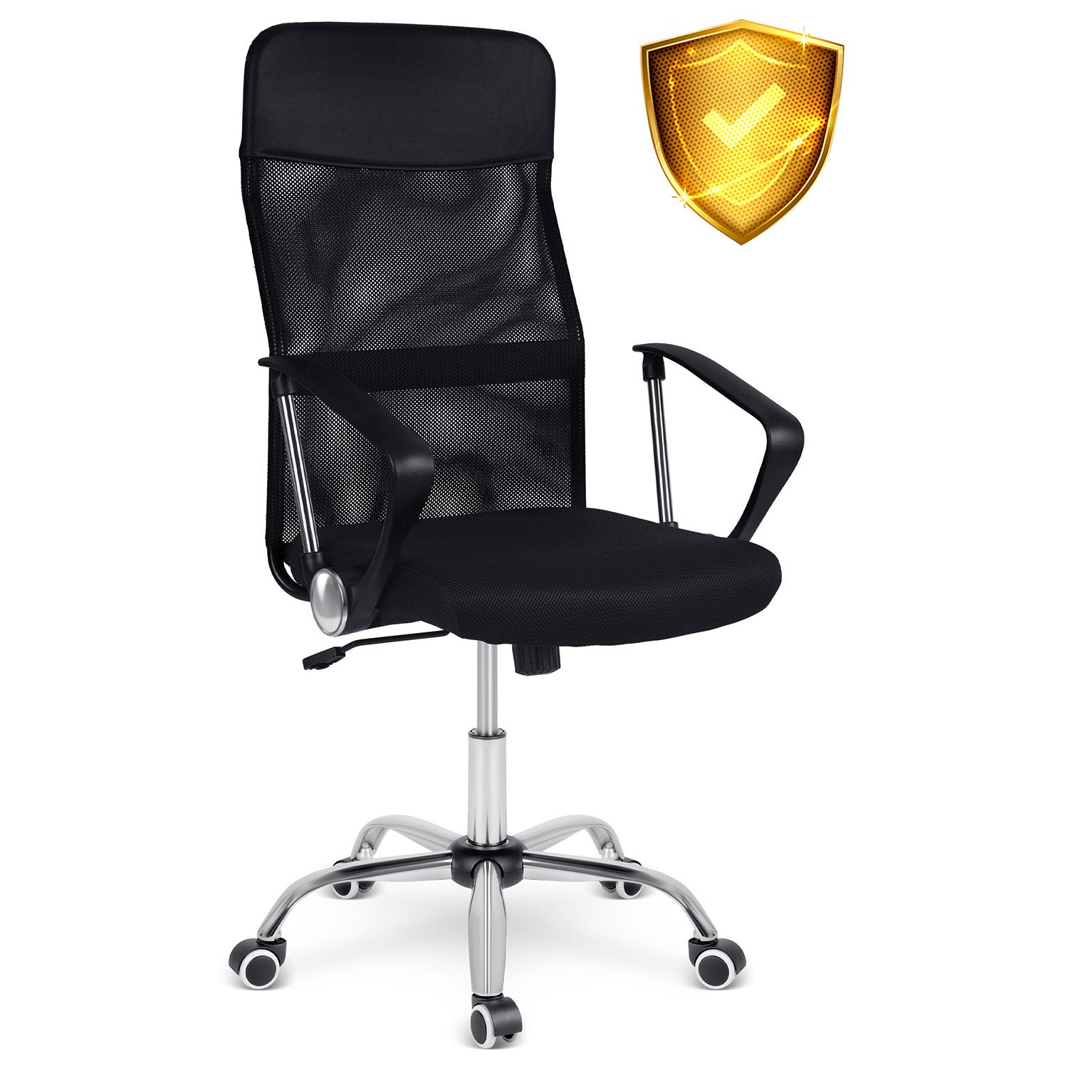 Sofotel Tamar biuro kėdė iš mikrovilkių, juoda