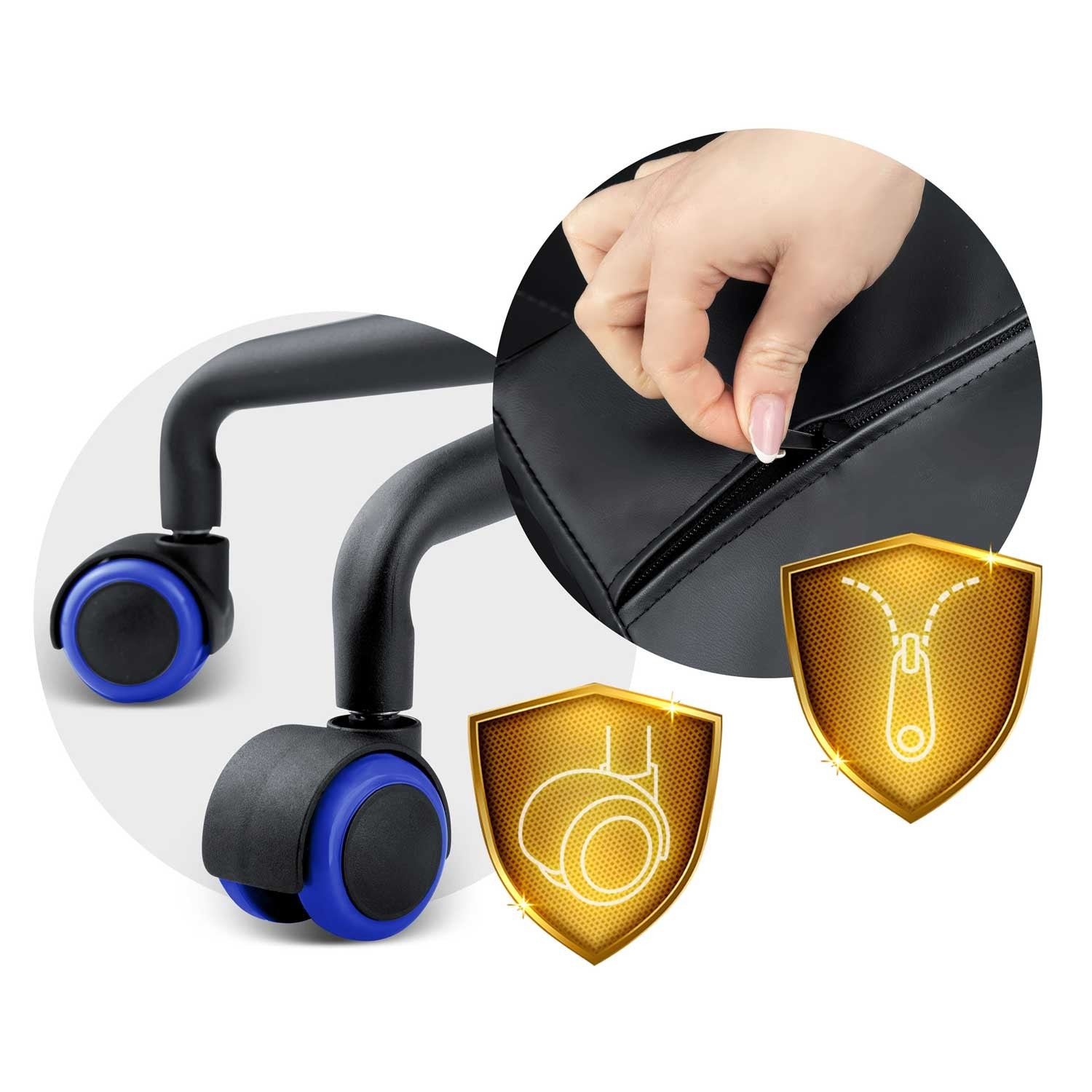 Sofotel Yasuo žaidimų kėdė - mėlyna - 2591