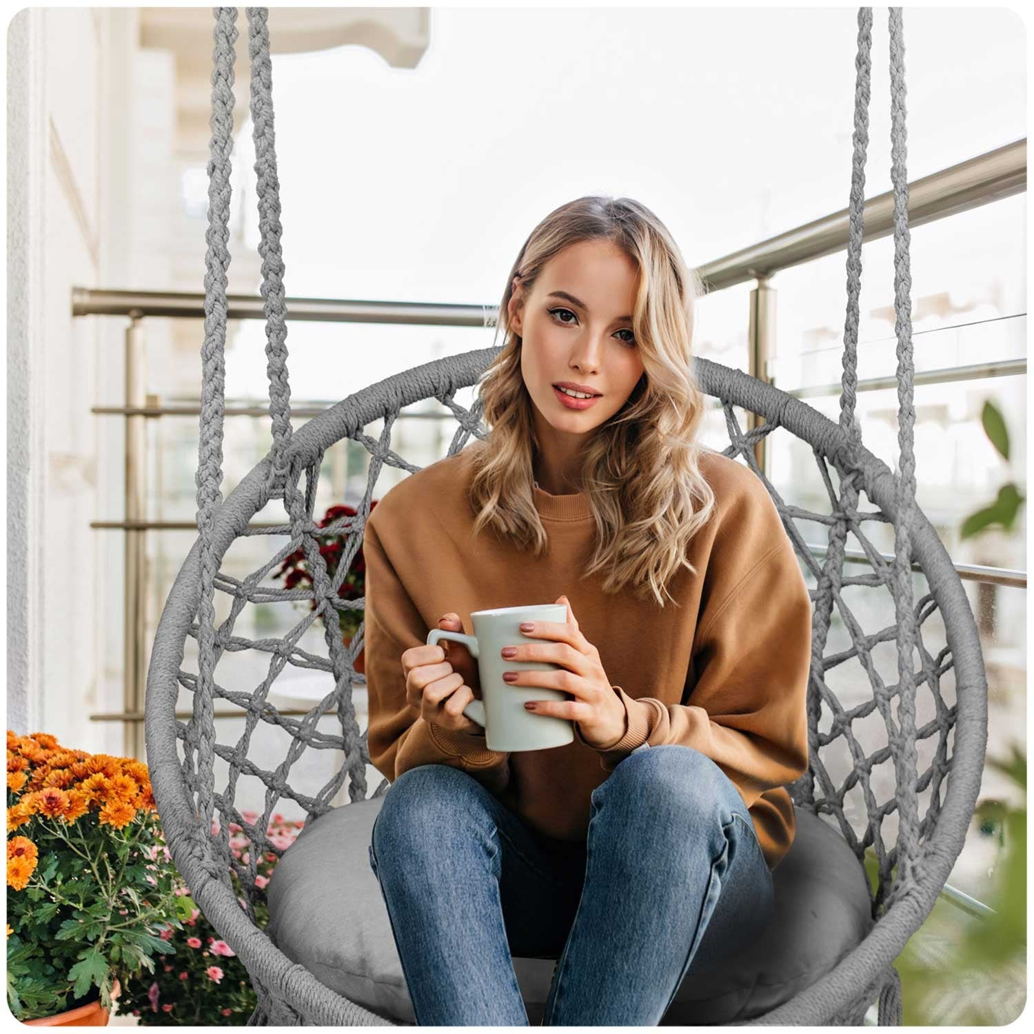 Boho stiliaus sėdynė + pagalvė