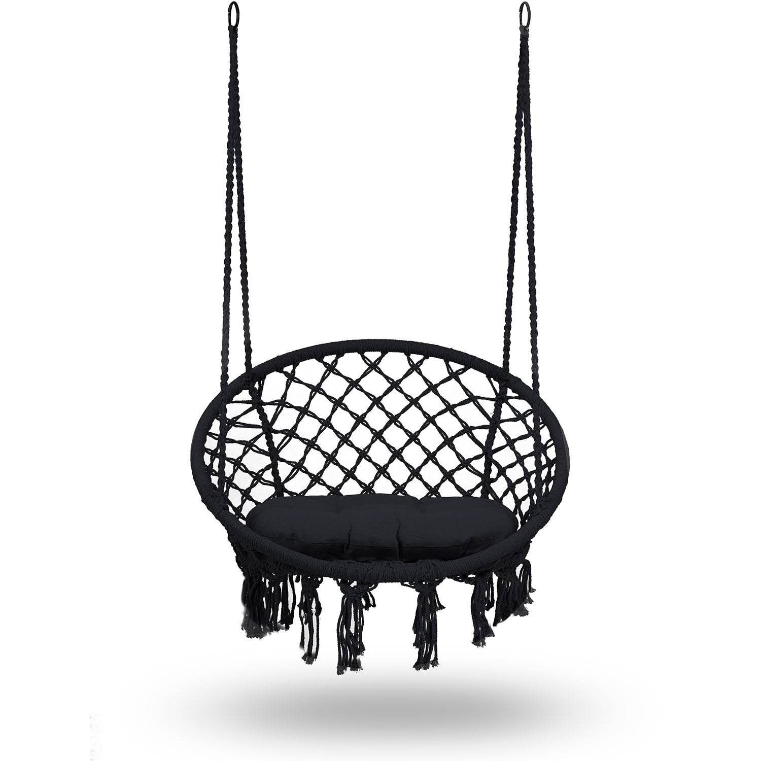 Boho sėdynė, juodoji