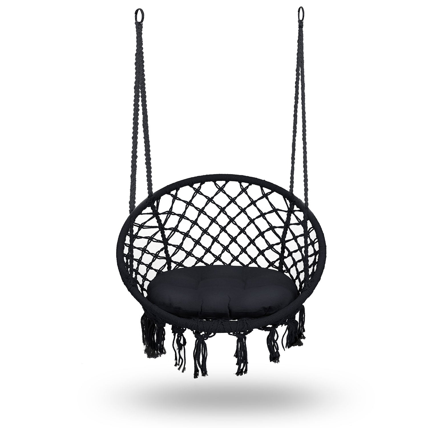 Boho sėdynė, juodoji