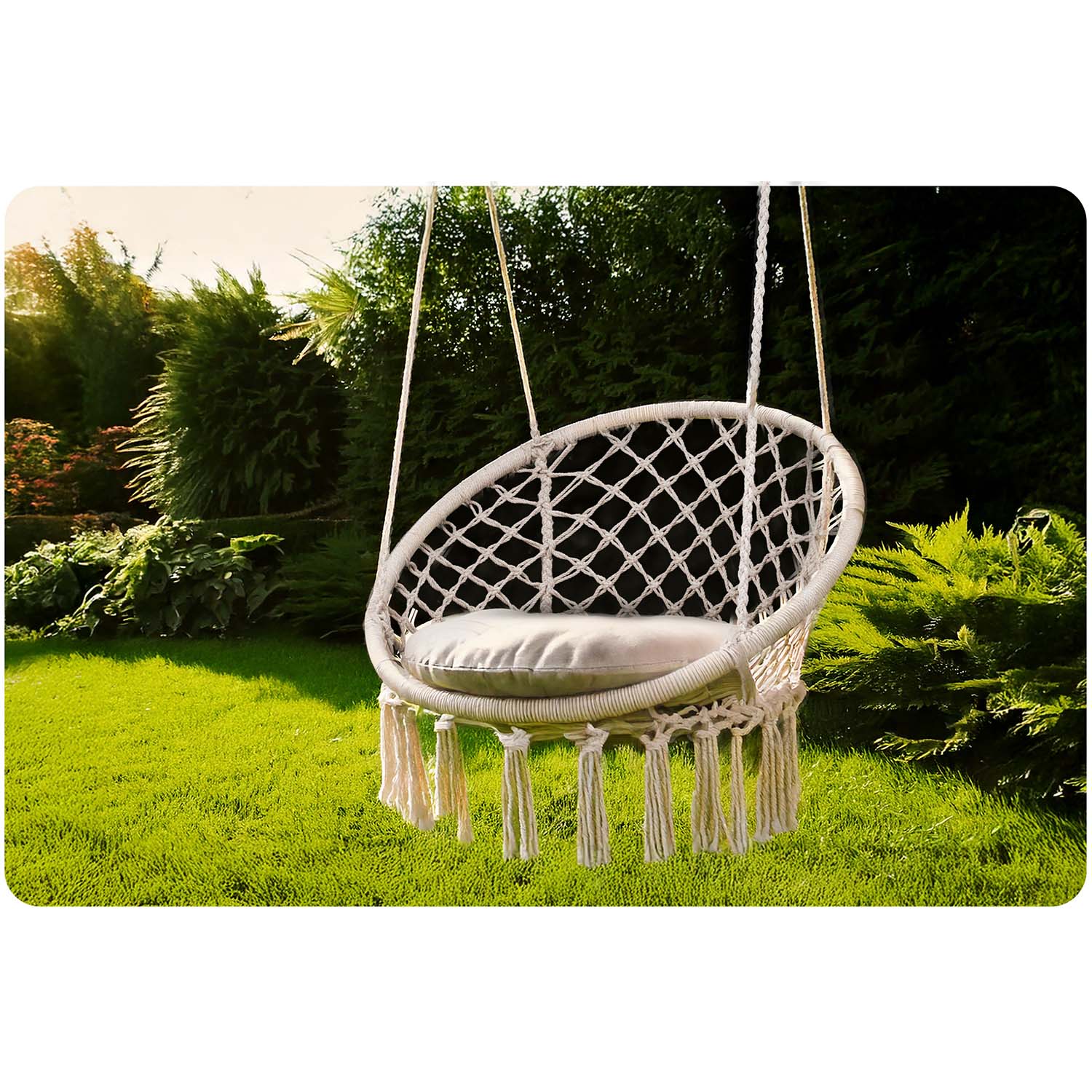 Boho beždžionė pakabinė sėdynė