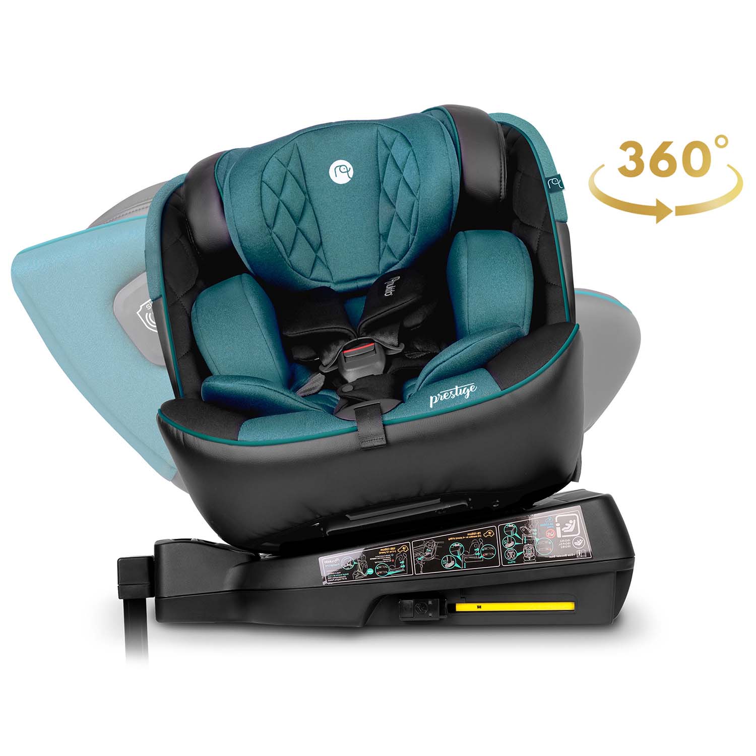 Nukido Prestige Line juodai mėlynos spalvos 0-36 kg ISOFIX automobilio sėdynė