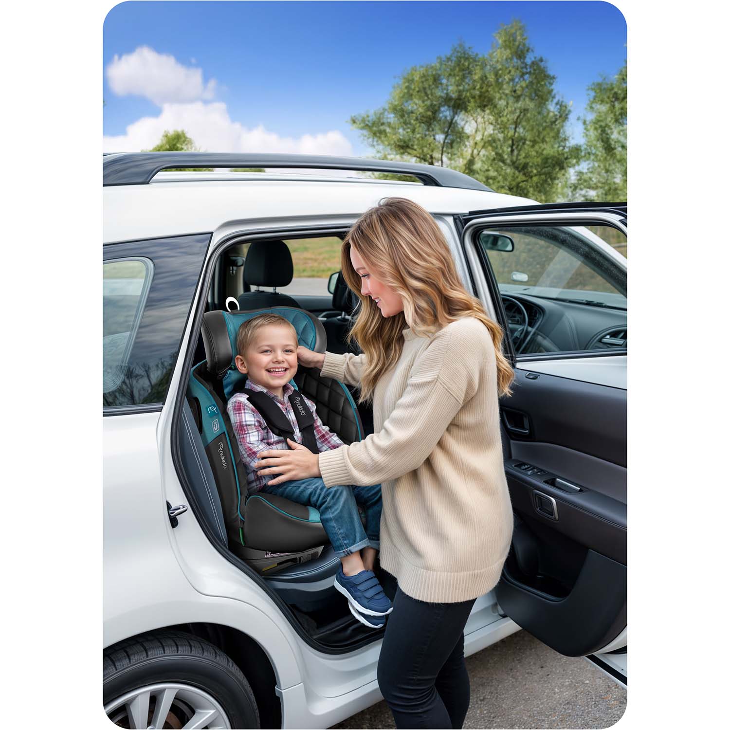 Nukido Prestige Line juodai mėlynos spalvos 0-36 kg ISOFIX automobilio sėdynė