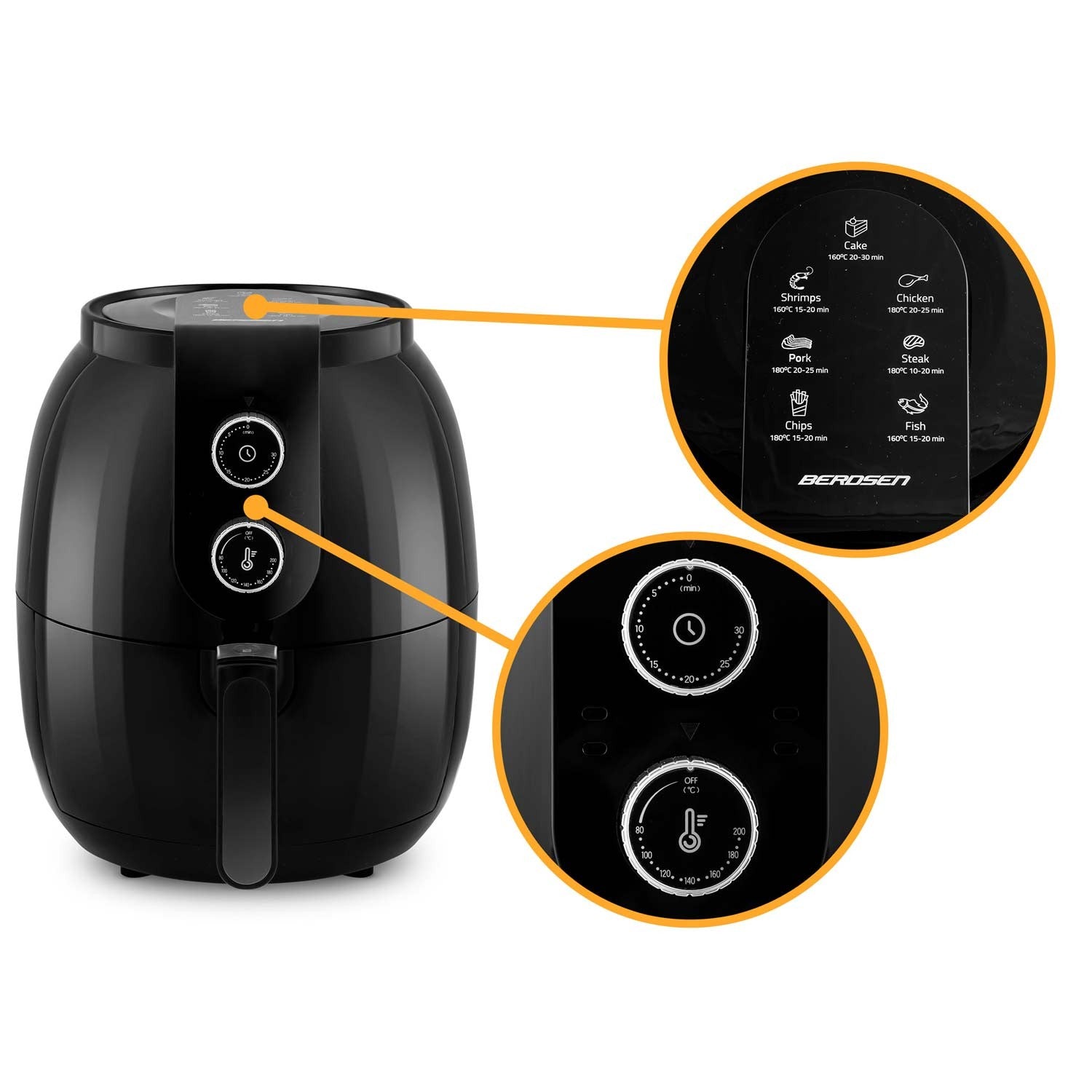 Air fryer BD-650 be riebalų