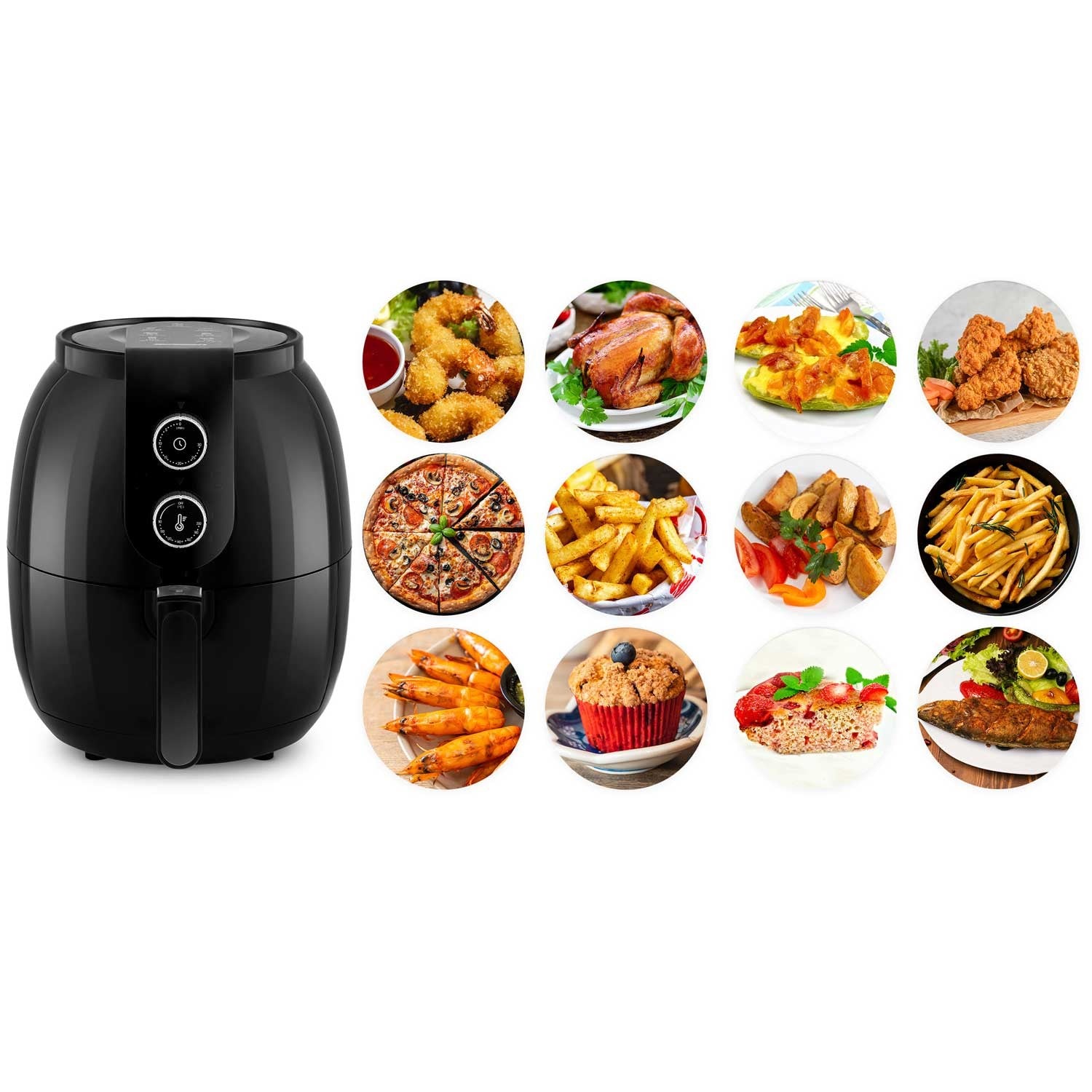Air fryer BD-650 be riebalų