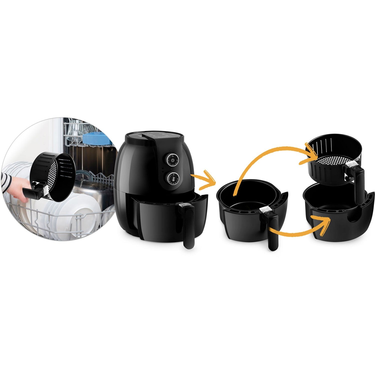 Air fryer BD-650 be riebalų