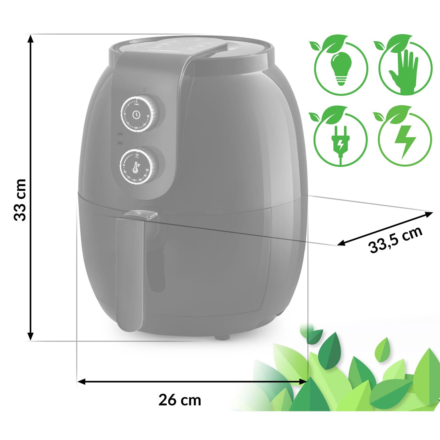 Air fryer BD-650 be riebalų