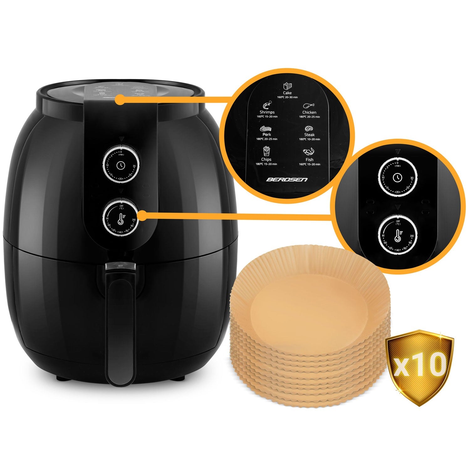 Air fryer BD-650 be riebalų