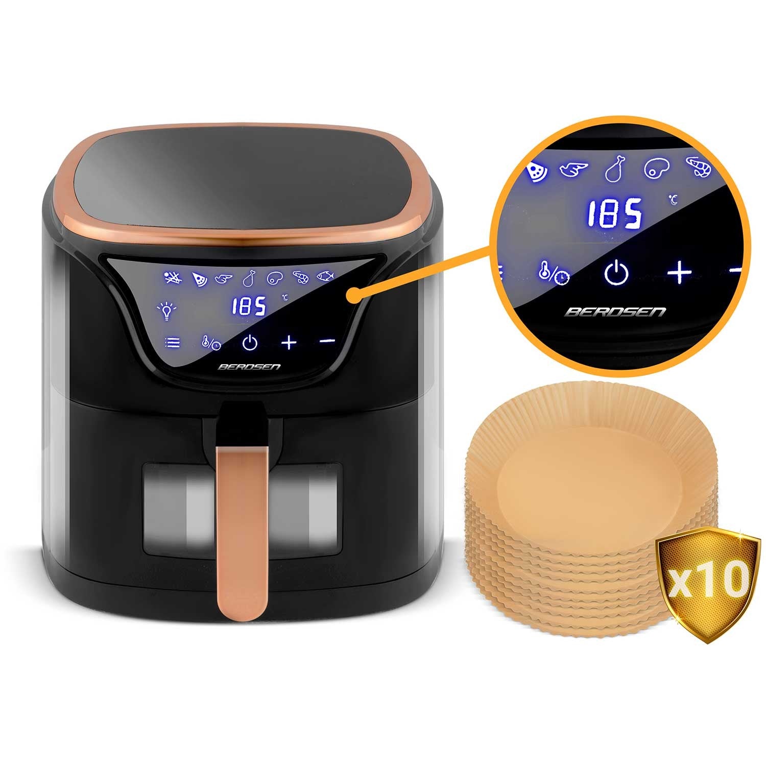 Air fryer BD-652 be riebalų