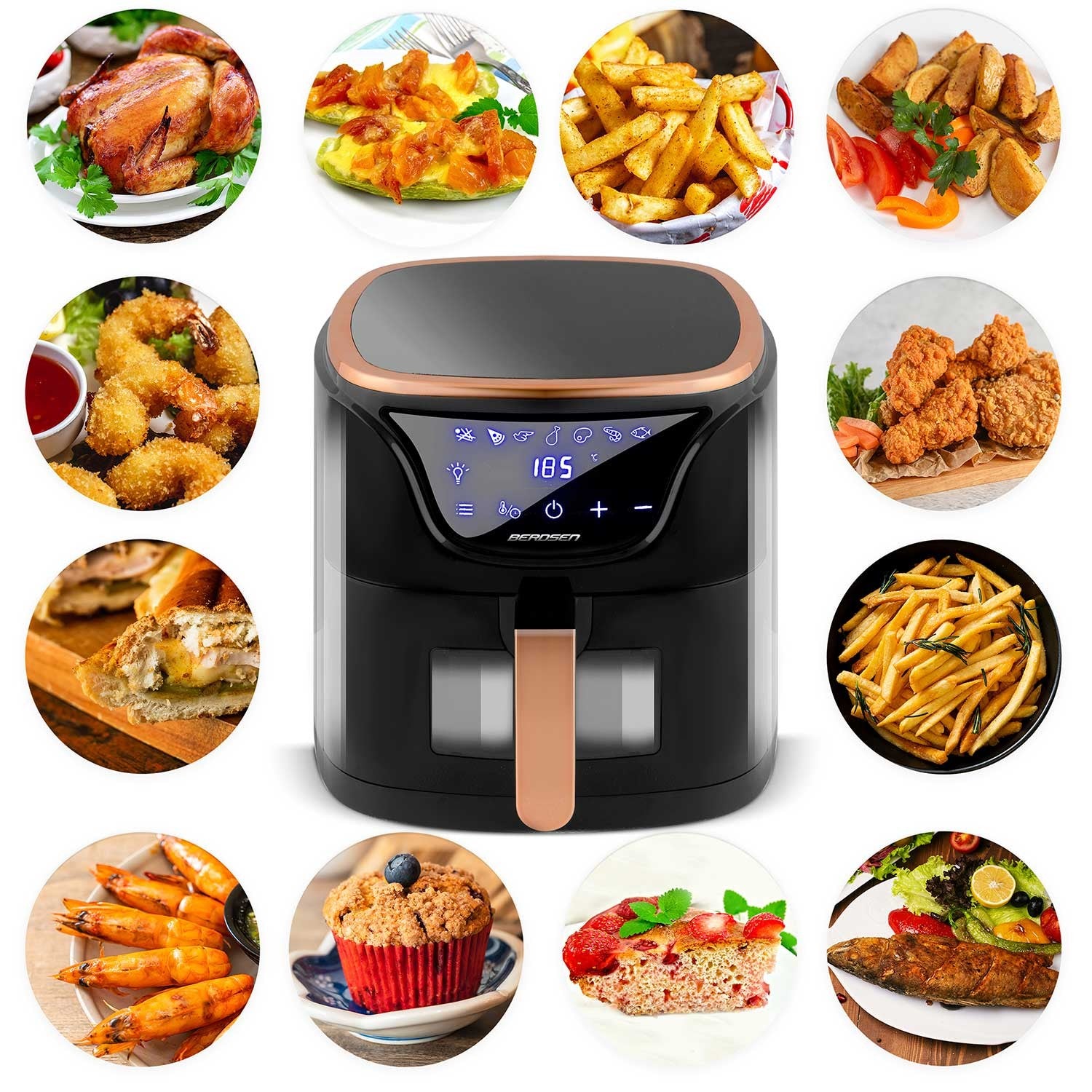 Air fryer BD-652 be riebalų