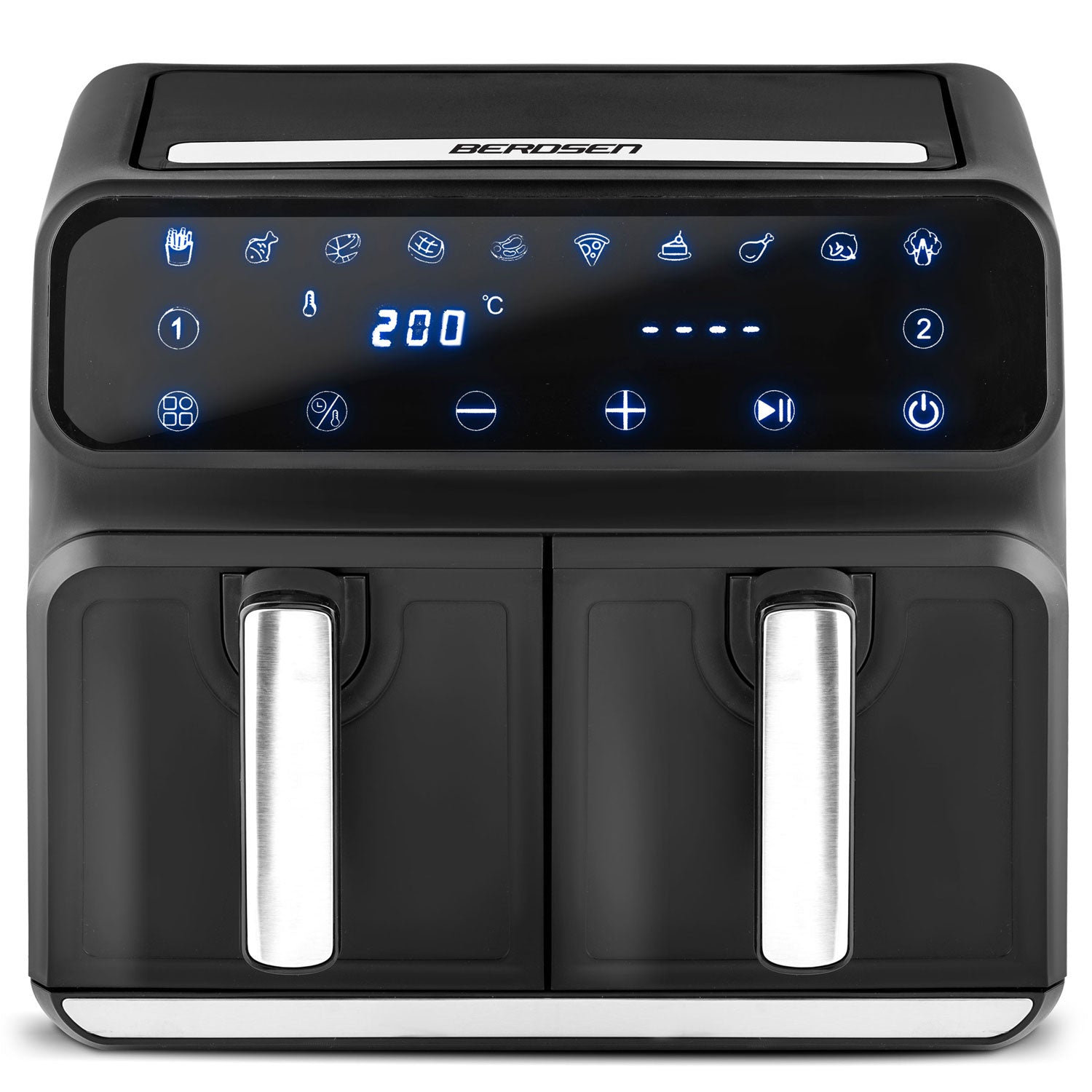 Air fryer BD-653 be riebalų, juodas sidabras