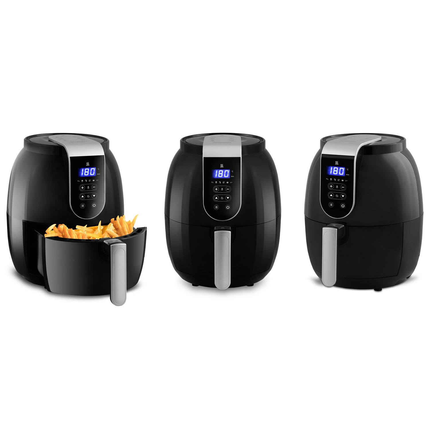 Riebalų be riebalų skrudintuvas su Air fryer BD-651 ekranu