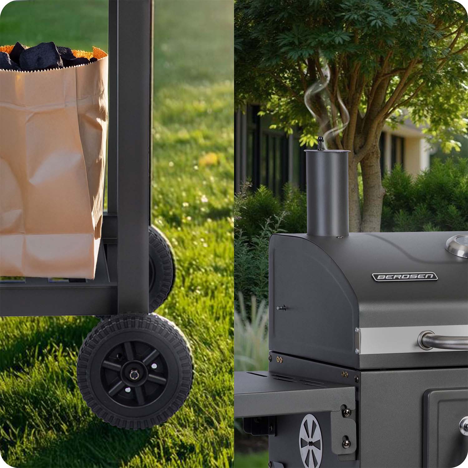 anglies grillio su Berdsen BD-892 juoda danga