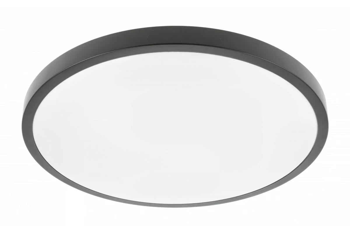 ATOL LED lubinis šviestuvas (juodas, 32W, 3000K, IP54) GTV LD-ATOL32W-WW-10
