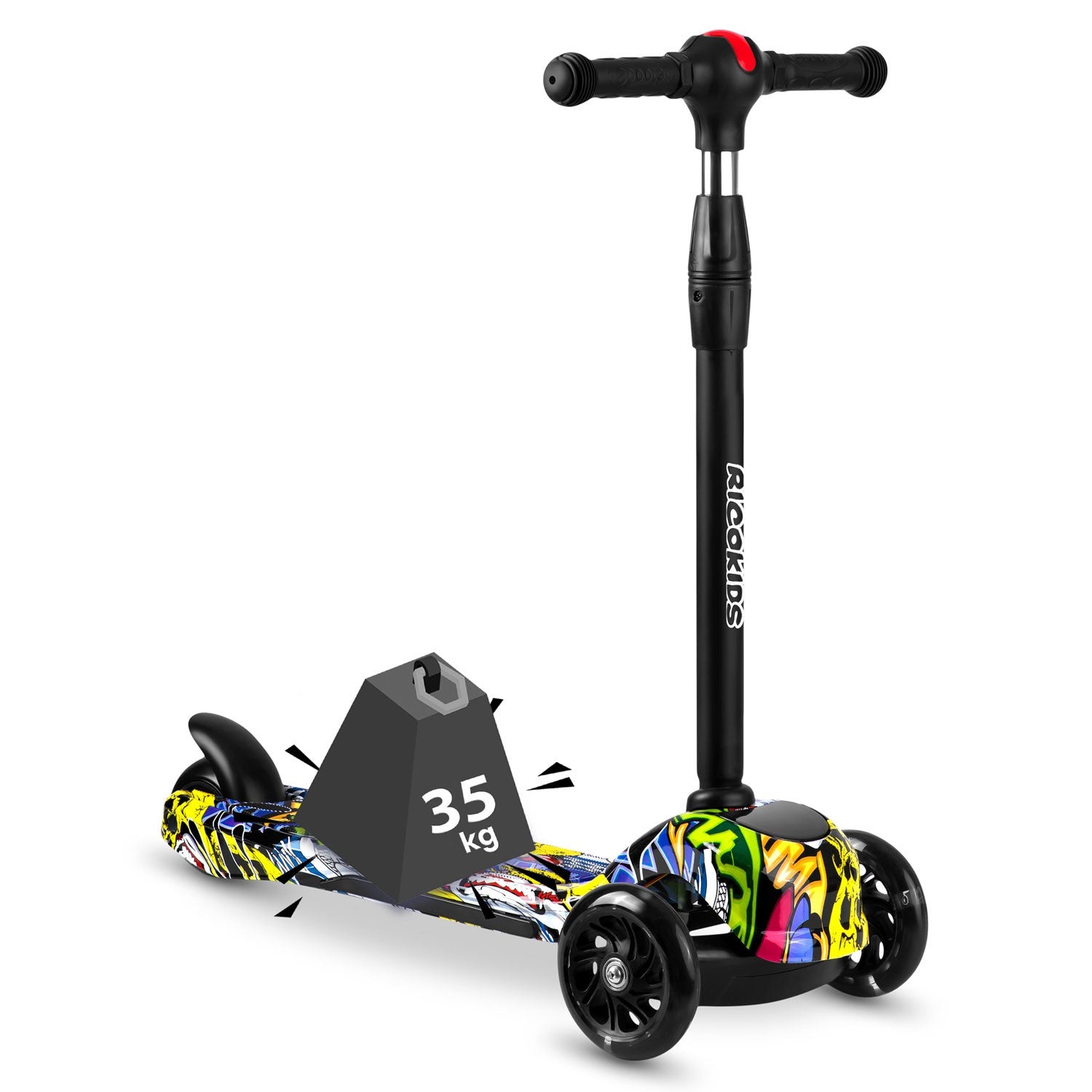 Ricokids Piko - juoda spalvotuose modeliuose