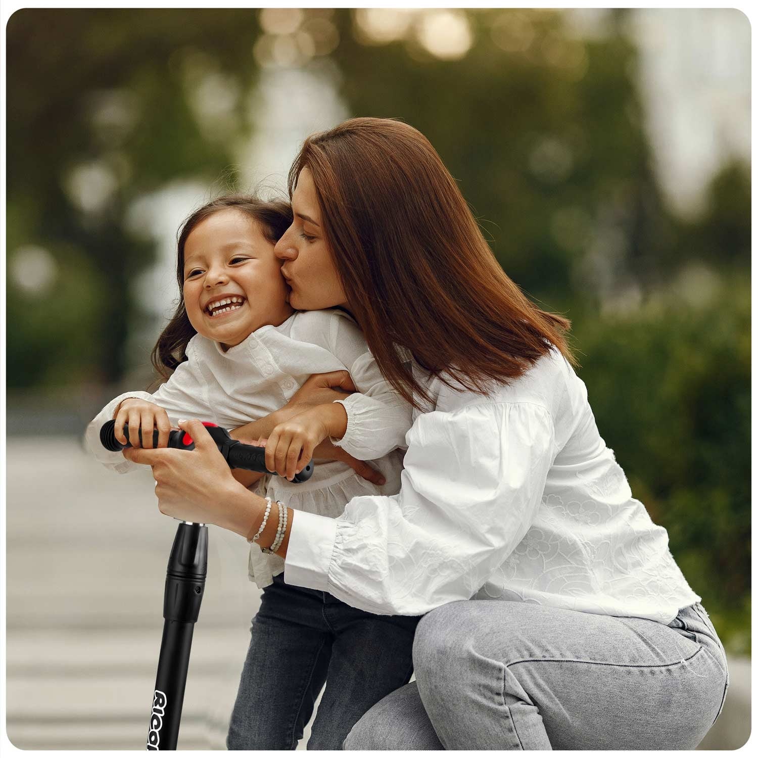 Ricokids Piko - juoda ir balta raudonos spalvos