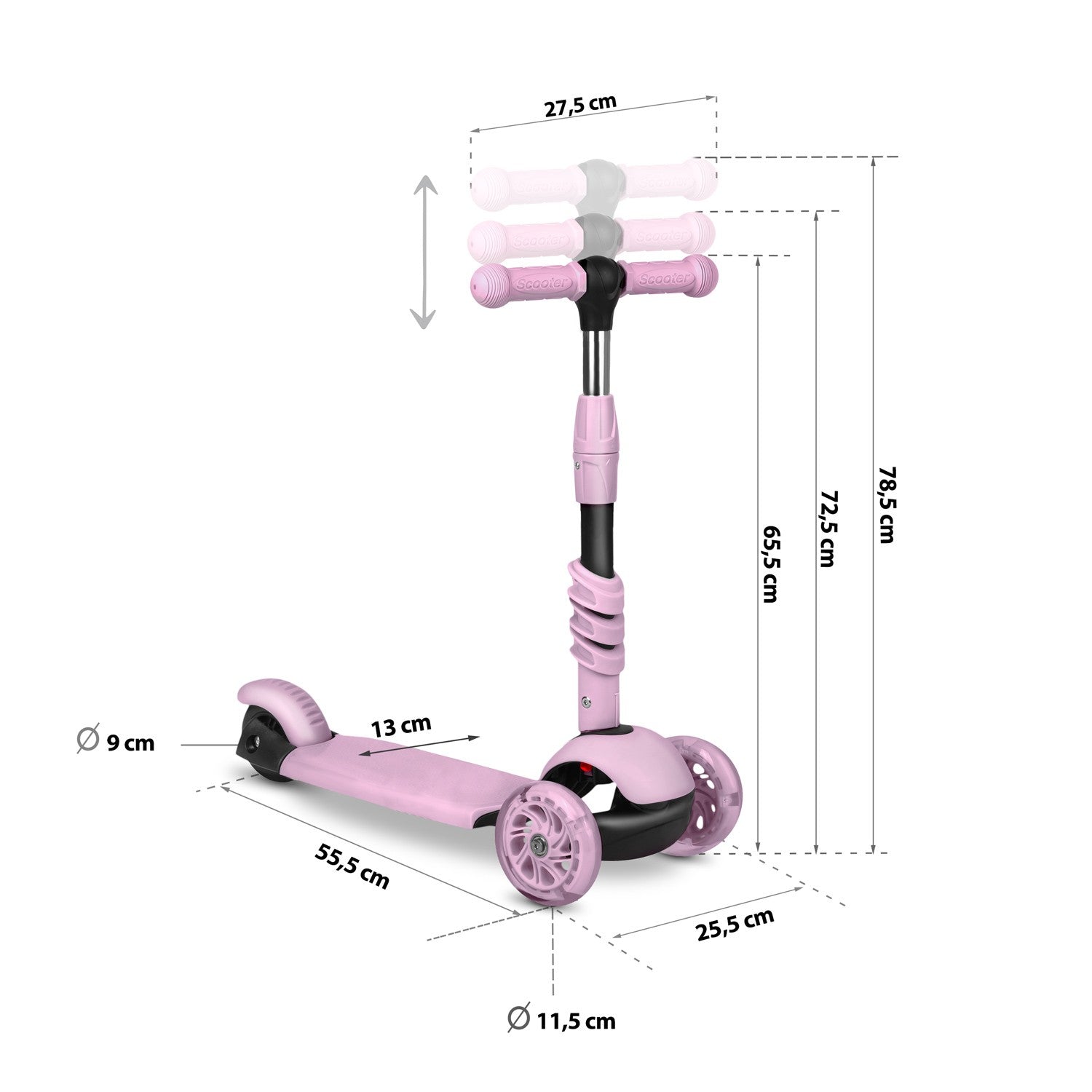 Ricokids Cubi - rožinė