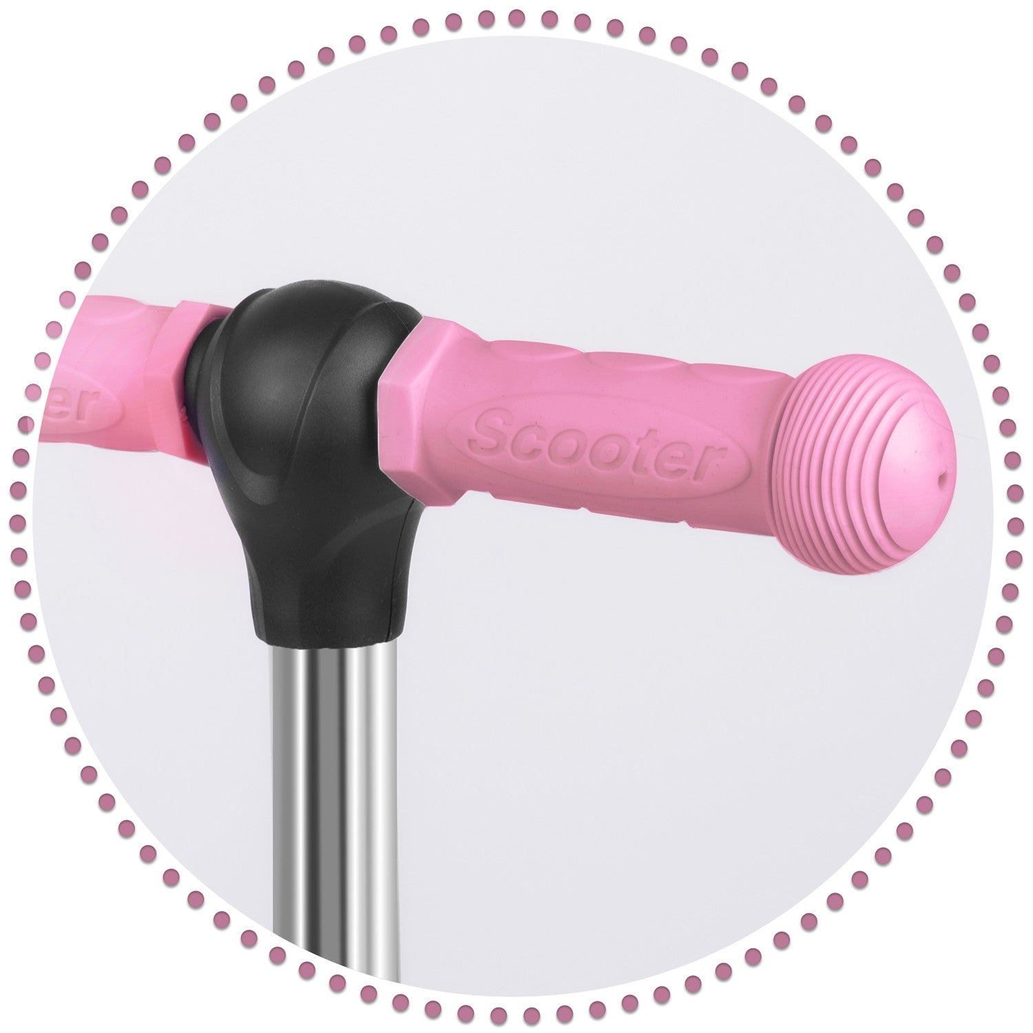 Ricokids Todi - rožinė trijų ratų kardinolė