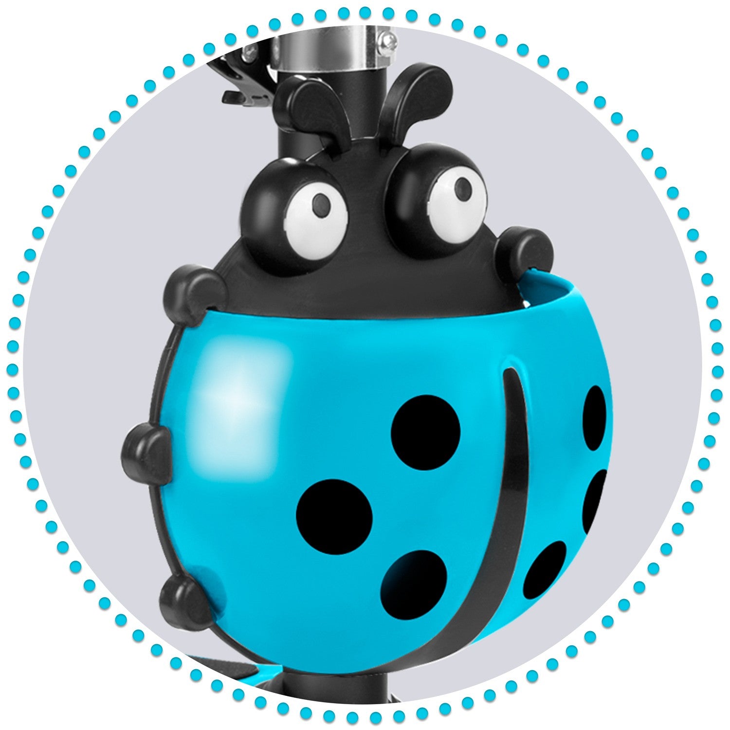 Turkūzų spalvos Ricokids Buggy