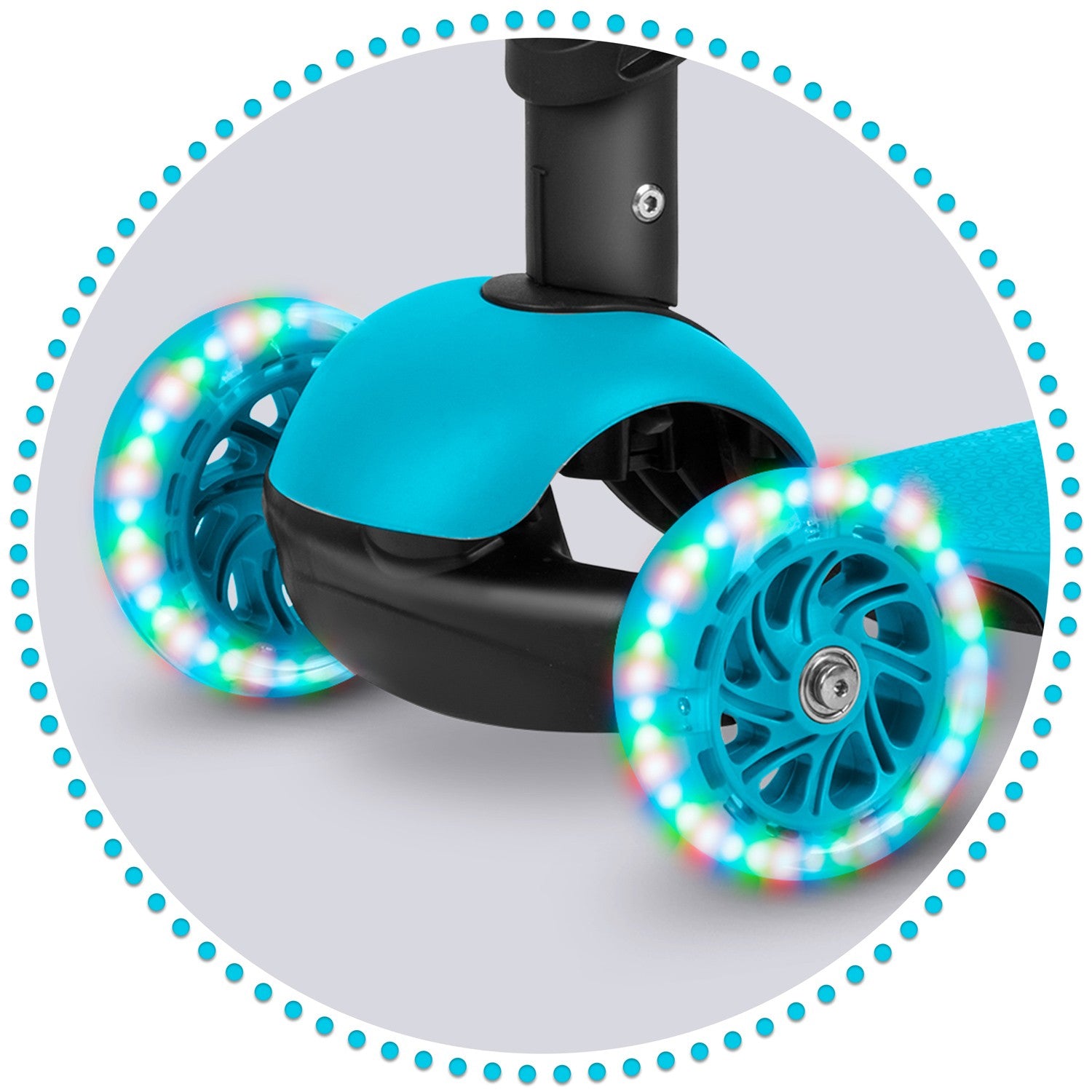 Turkūzų spalvos Ricokids Buggy