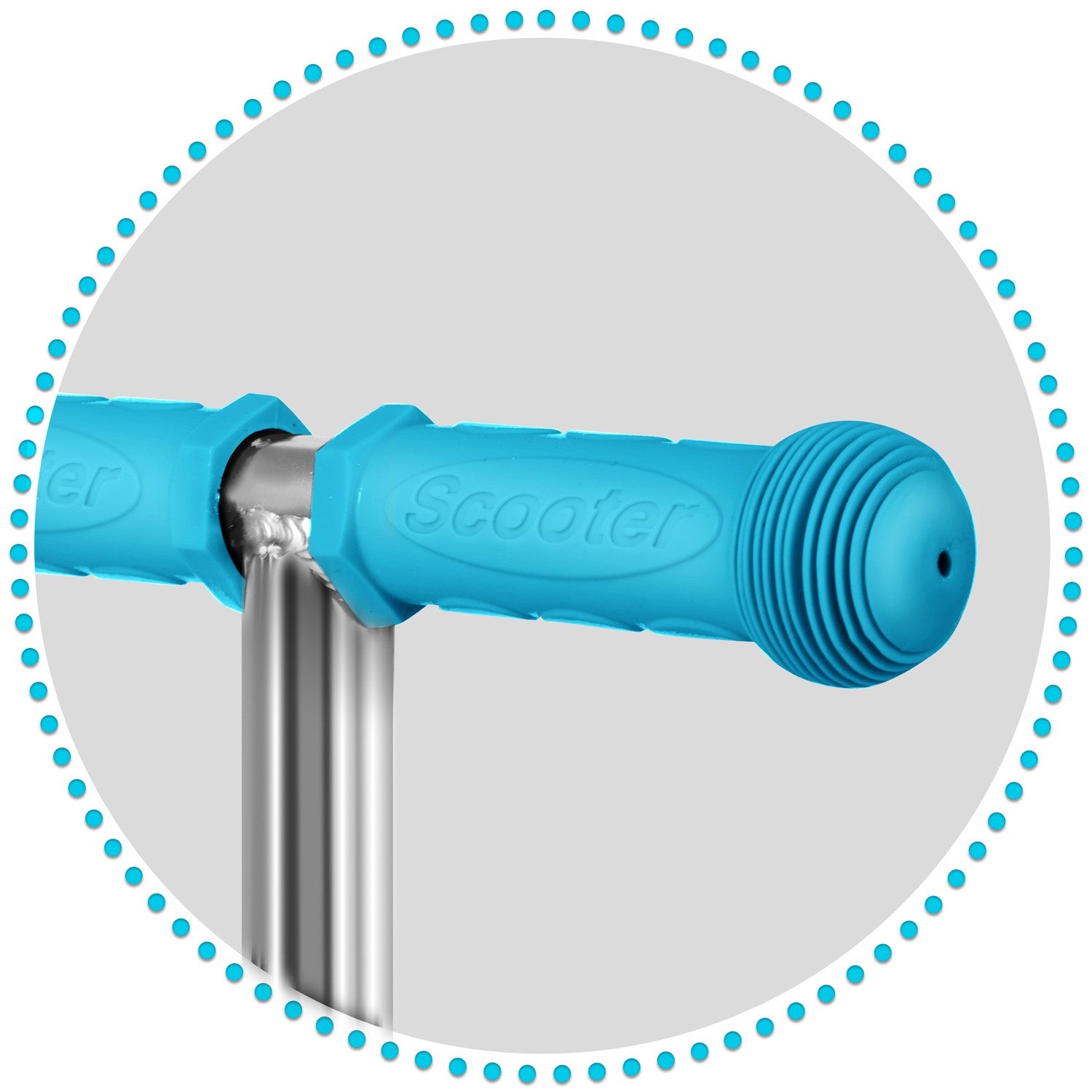 Turkūzų spalvos Ricokids Buggy