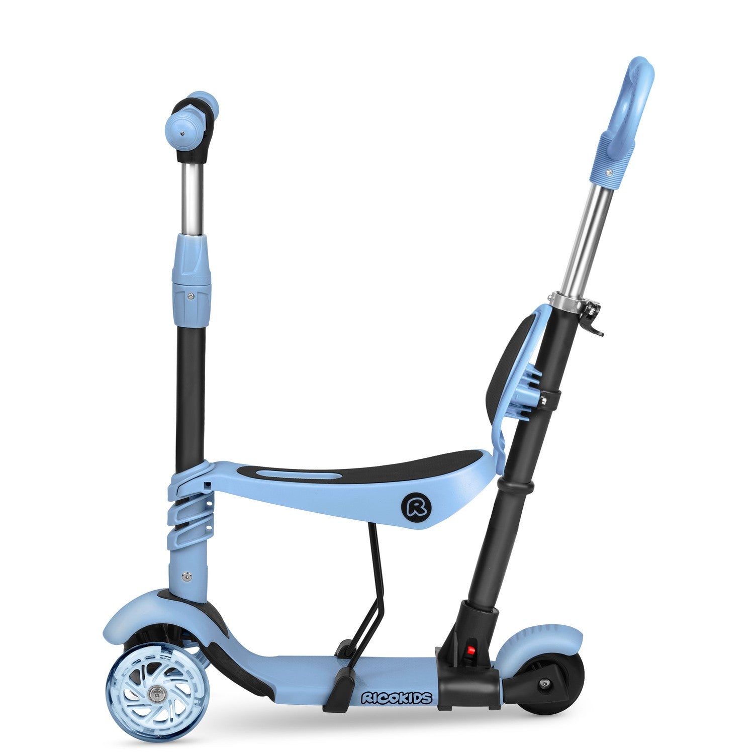 Ricokids Todi - mėlynas-pilkasis, trikojo ratas