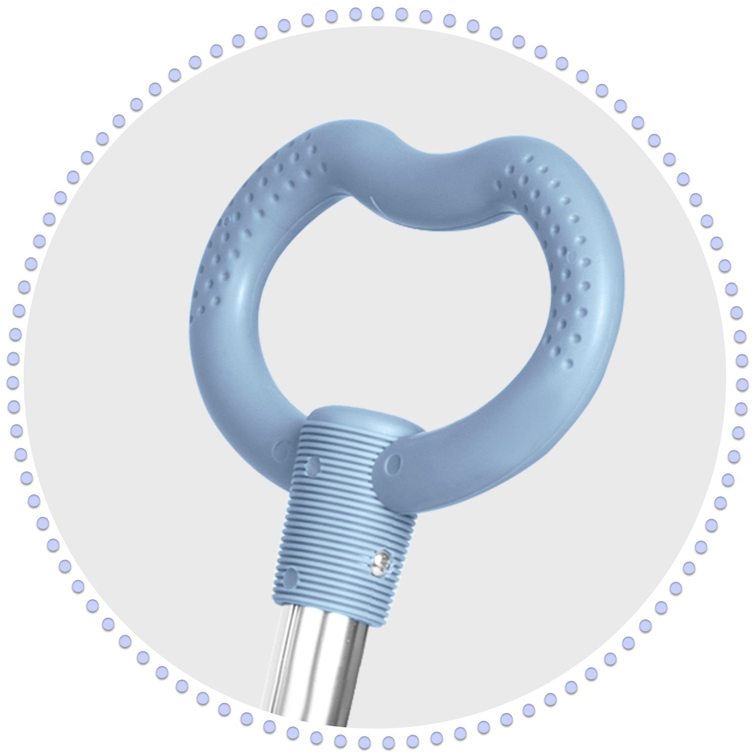 Ricokids Todi - mėlynas-pilkasis, trikojo ratas