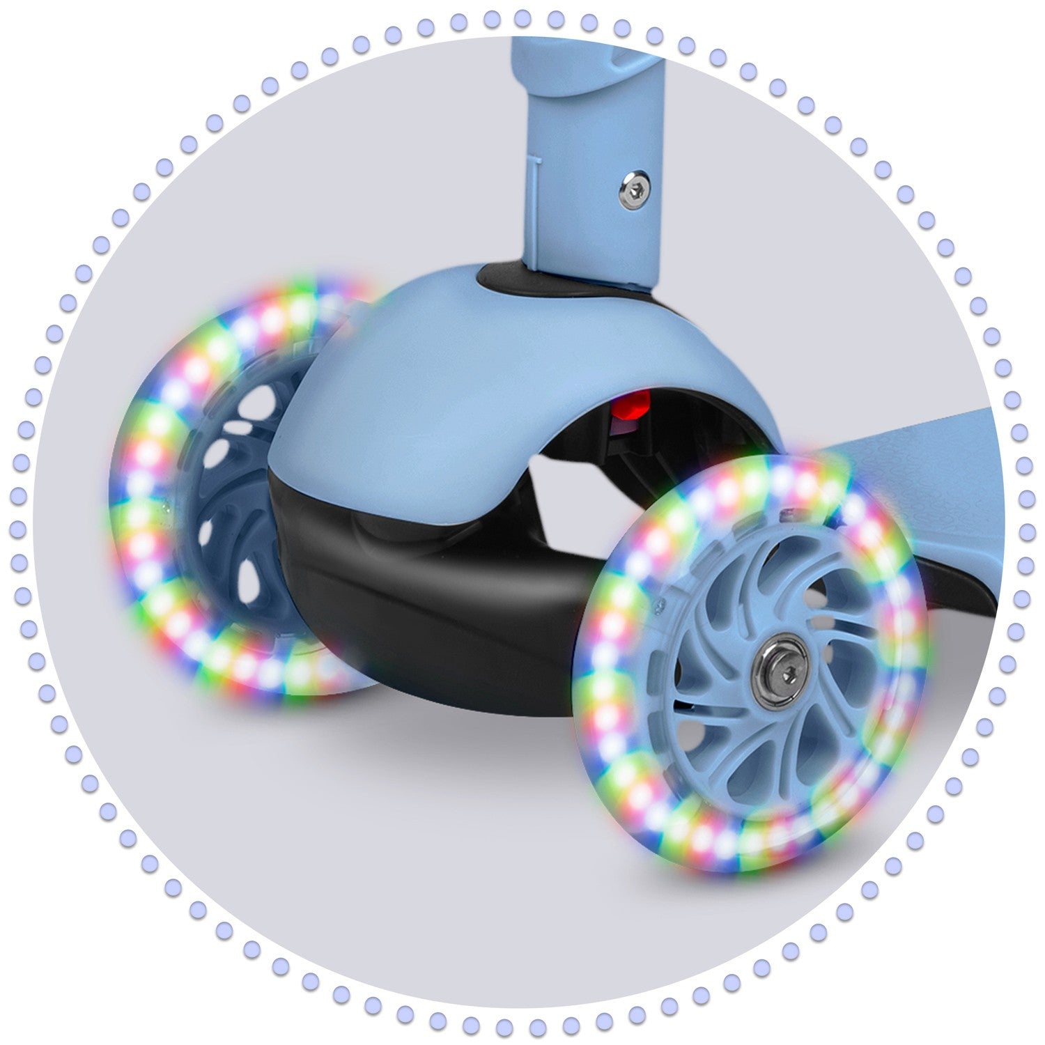 Ricokids Todi - mėlynas-pilkasis, trikojo ratas