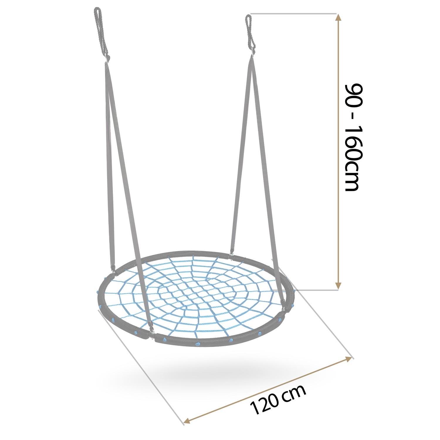 Neo-Sport NS-104 120 cm stambų stogų lizdų svyravimas