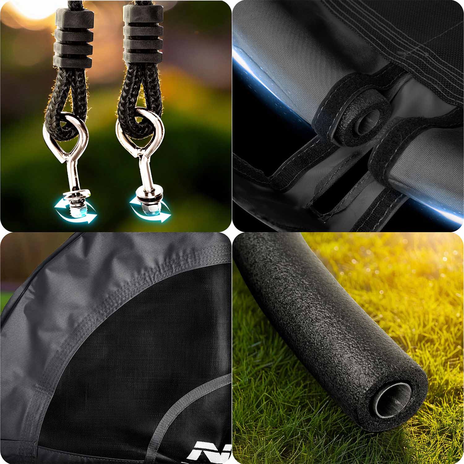 Neo-Sport NS-103 100 cm ilgio stogų lizdų svyravimas