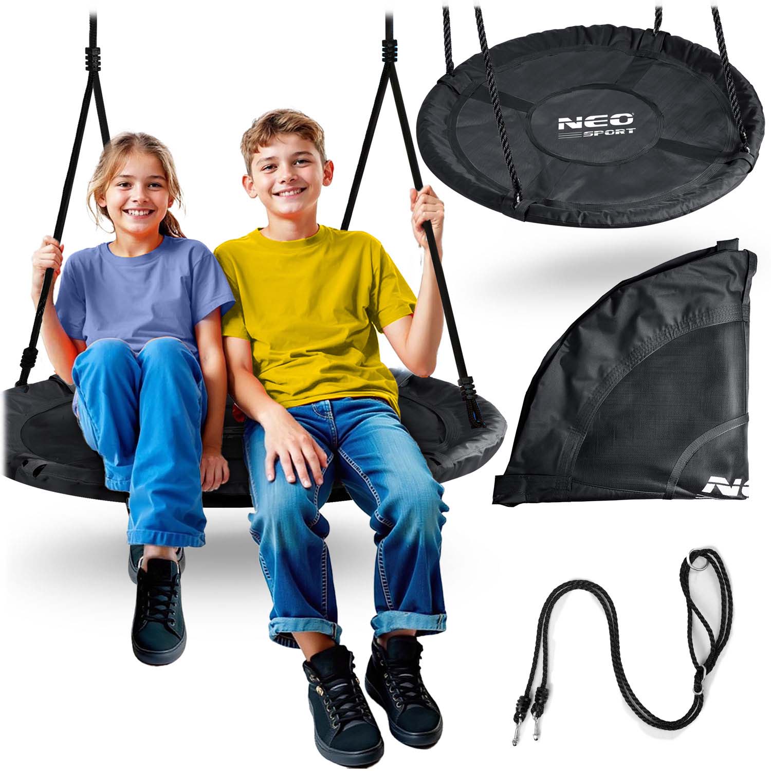 Neo-Sport NS-103 100 cm ilgio stogų lizdų svyravimas