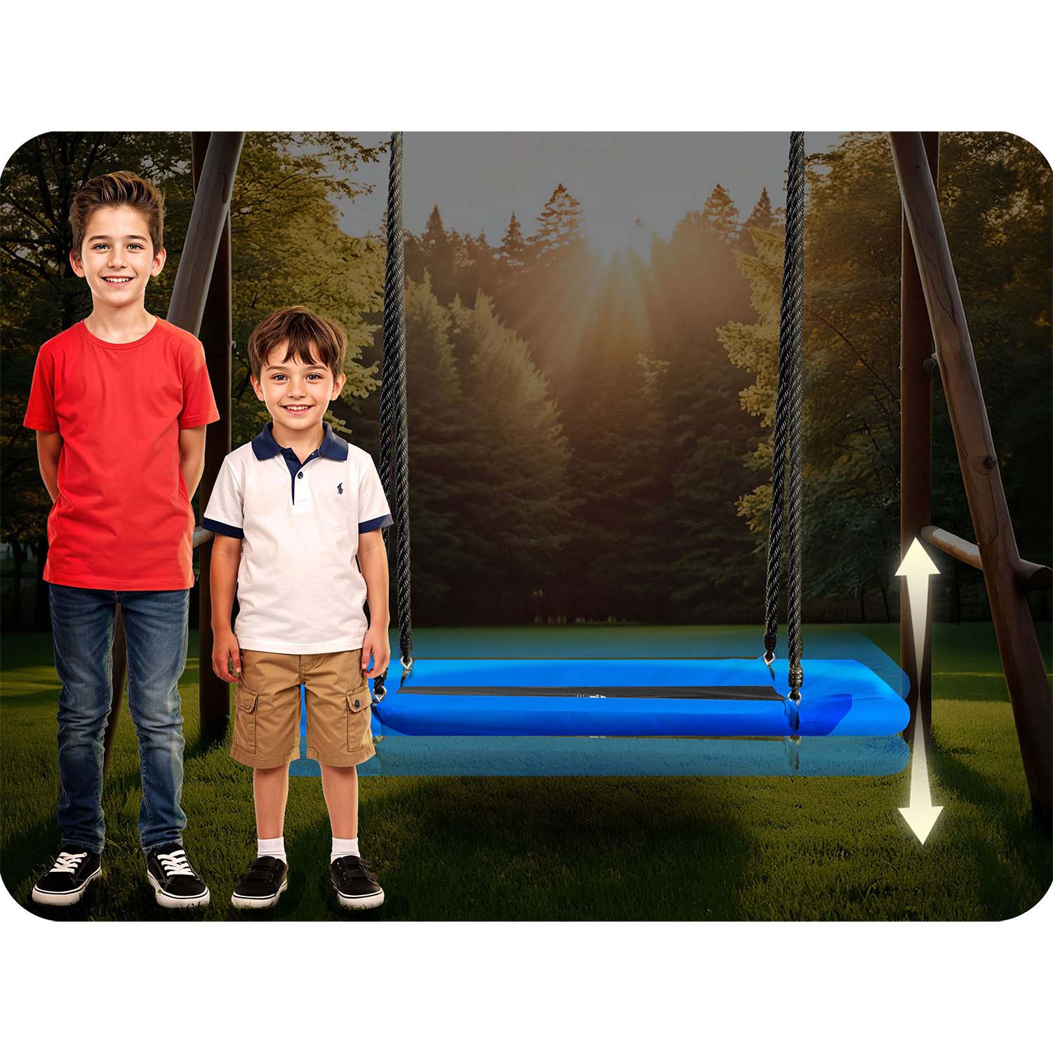 Neo-Sport Swingo 110 cm x 70 cm stačiakampė