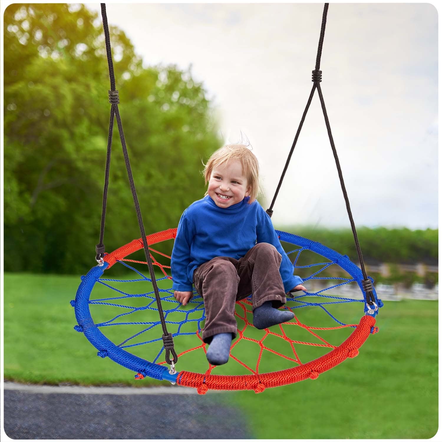 95 cm mėlynas raudonas