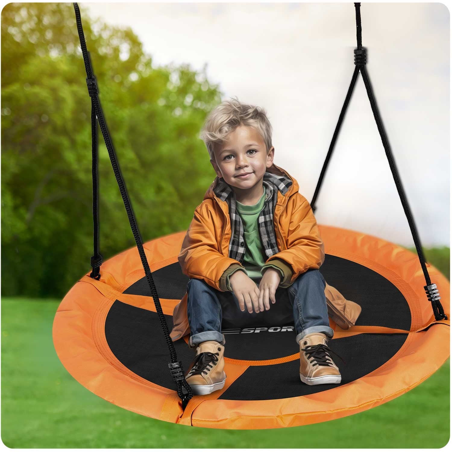 Swingo XXL oranžinis 95 cm skėtis