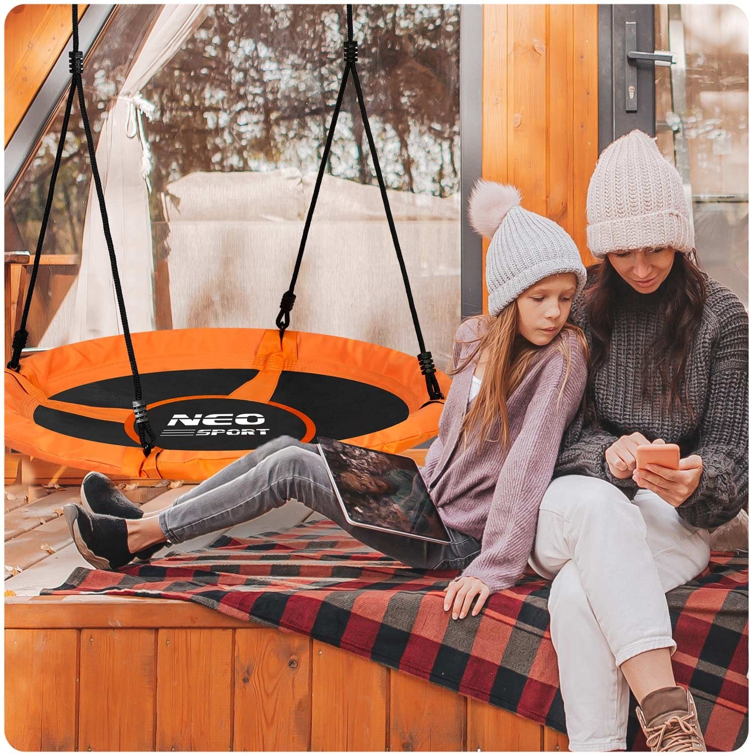 Swingo XXL oranžinis 95 cm skėtis