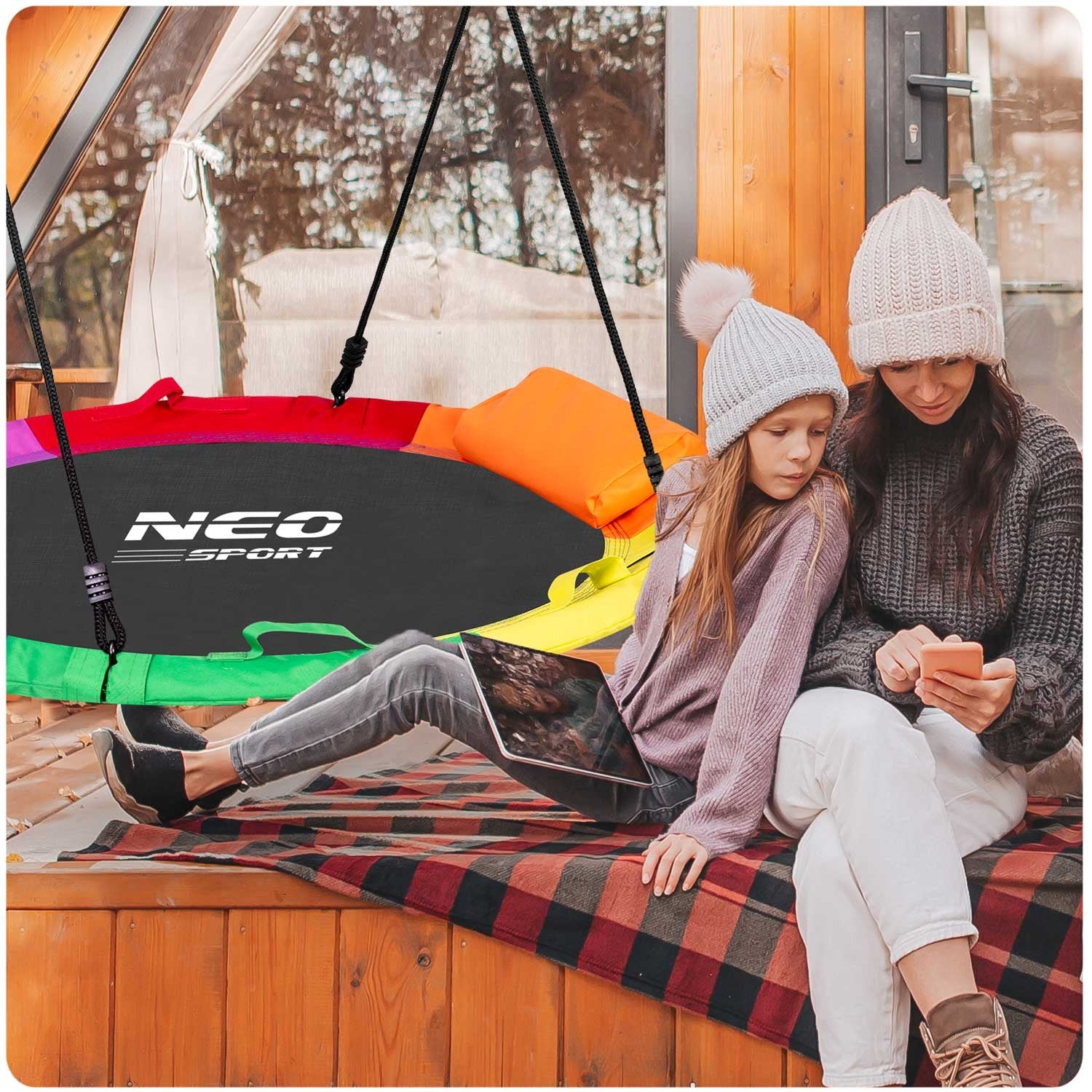 Swingo XXL daugiabrangų 120 cm ilgio stogų lizdų lizdų lizdų lizdų lizdų lizdų lizdų lizdų lizdų lizdų lizdų