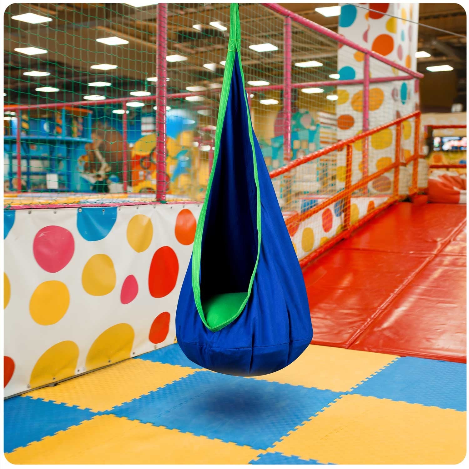 Neo-Sport mėlynas pakabinimo kėdė