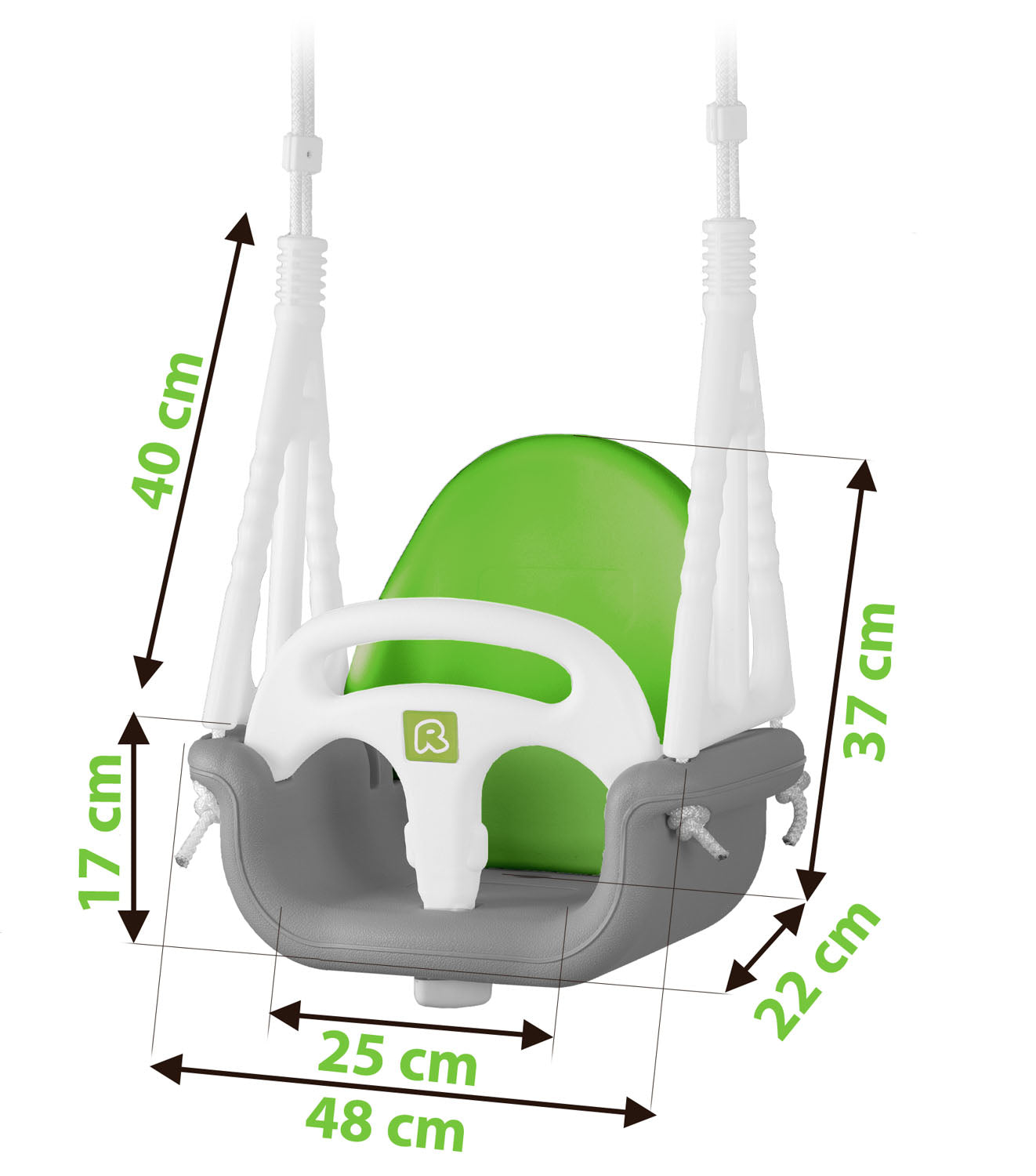 Slonikas 3v1 Ricokids žalia spalva