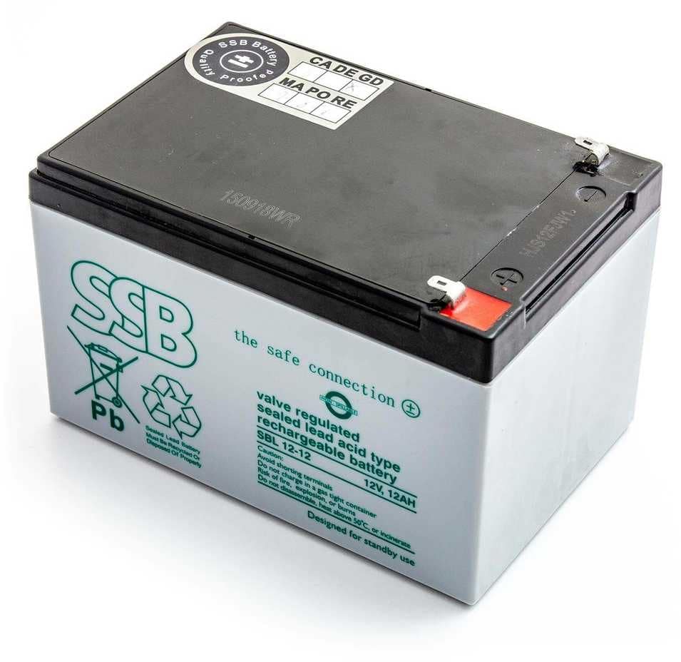 Akumuliatorius (AGM) SSB SBL (12Ah, 12V, F2, VRLA)