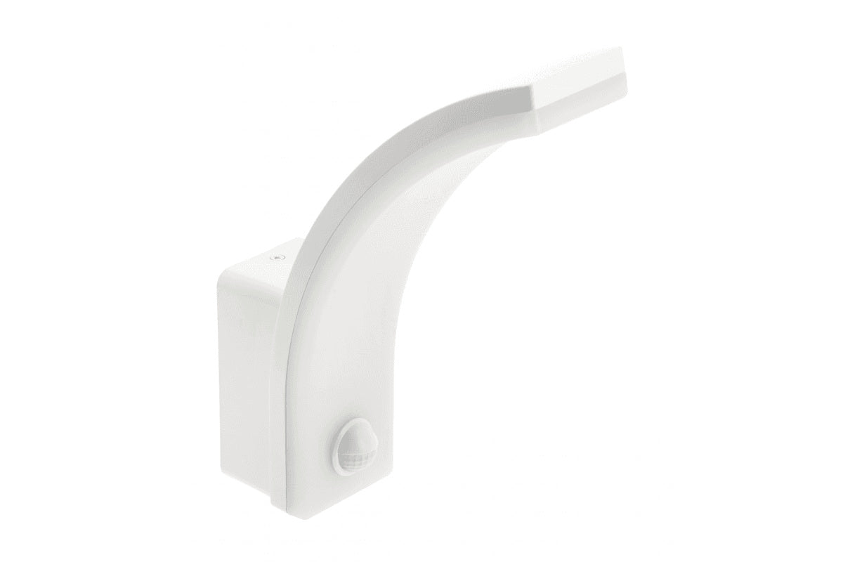 NICE šviestuvas su judesio davikliu (baltas, 1900 lm, 20 W, 4000K, IP65) GTV LD-NIC20W-DIM-00