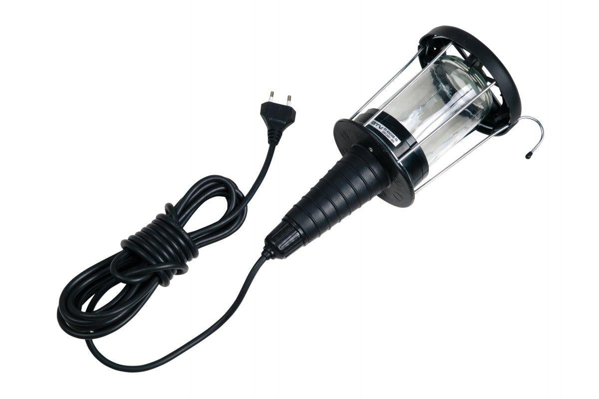 Nešiojamas šviestuvas su laidu GTV OS-KAG508-10 (E27, 60W, 5m)