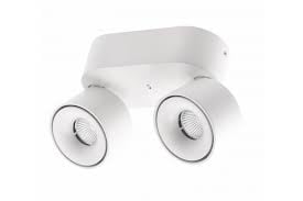 BIANCO dvigubas lubinis šviestuvas GTV LD-BNCC16WOB2-NB (baltas, 16W, 680lm, 4000K)