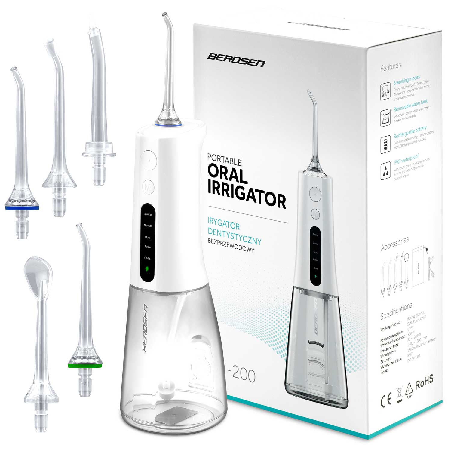 Berdsen BD-200 Belaidis Dantų Irigatorius