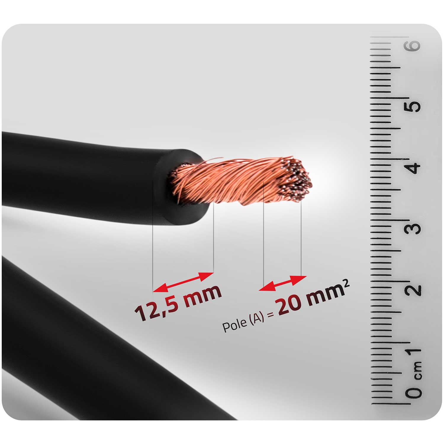 4 m 800A HM-360 Humbergo paleidimo kabeliai