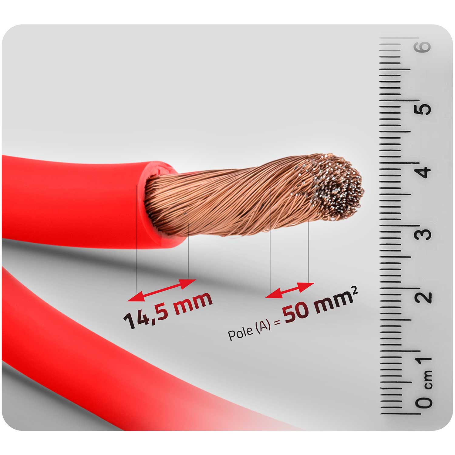 6 m 1500A HM-362 Humbergo paleidimo kabeliai