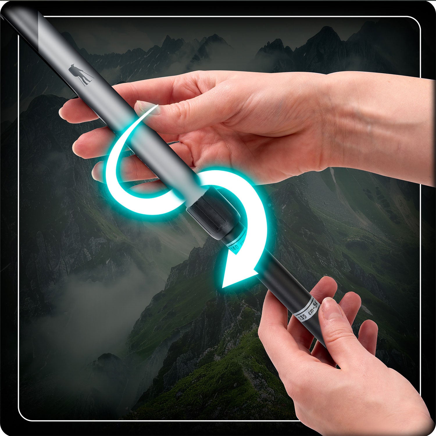 NS-383 Neo-Sport trekinės lazdelės